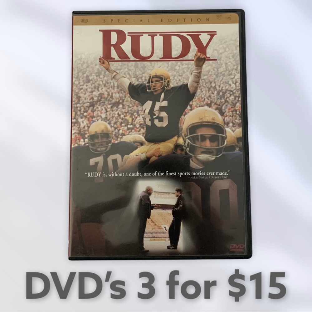 📀 Rudy DVD movie 📀